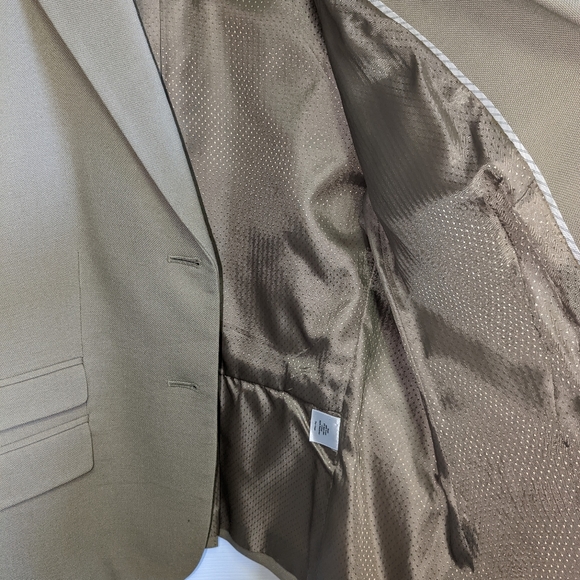 Talbots Wool Blazer Light tan with Gold Buttons Fully lined Size 10 Petite - Picture 11 of 16